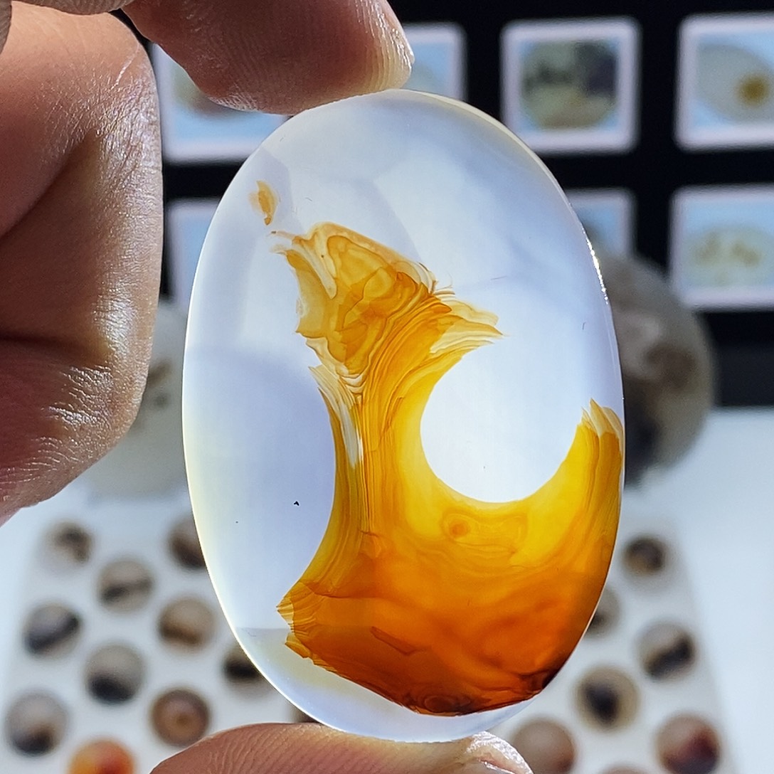 玛瑙/玉髓未镶嵌吊坠(不含链)210