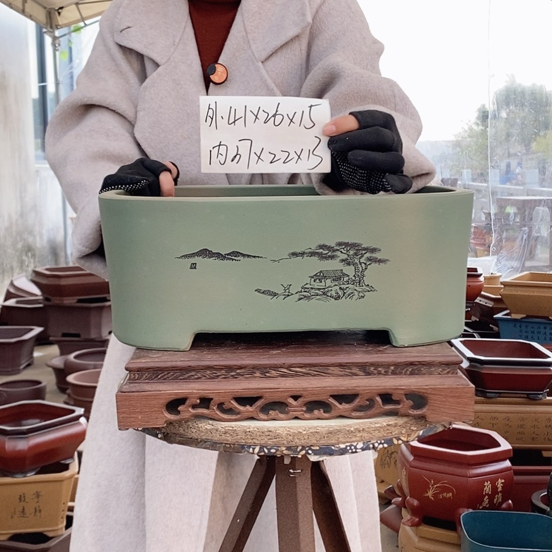 紫砂花盆紫砂花盆