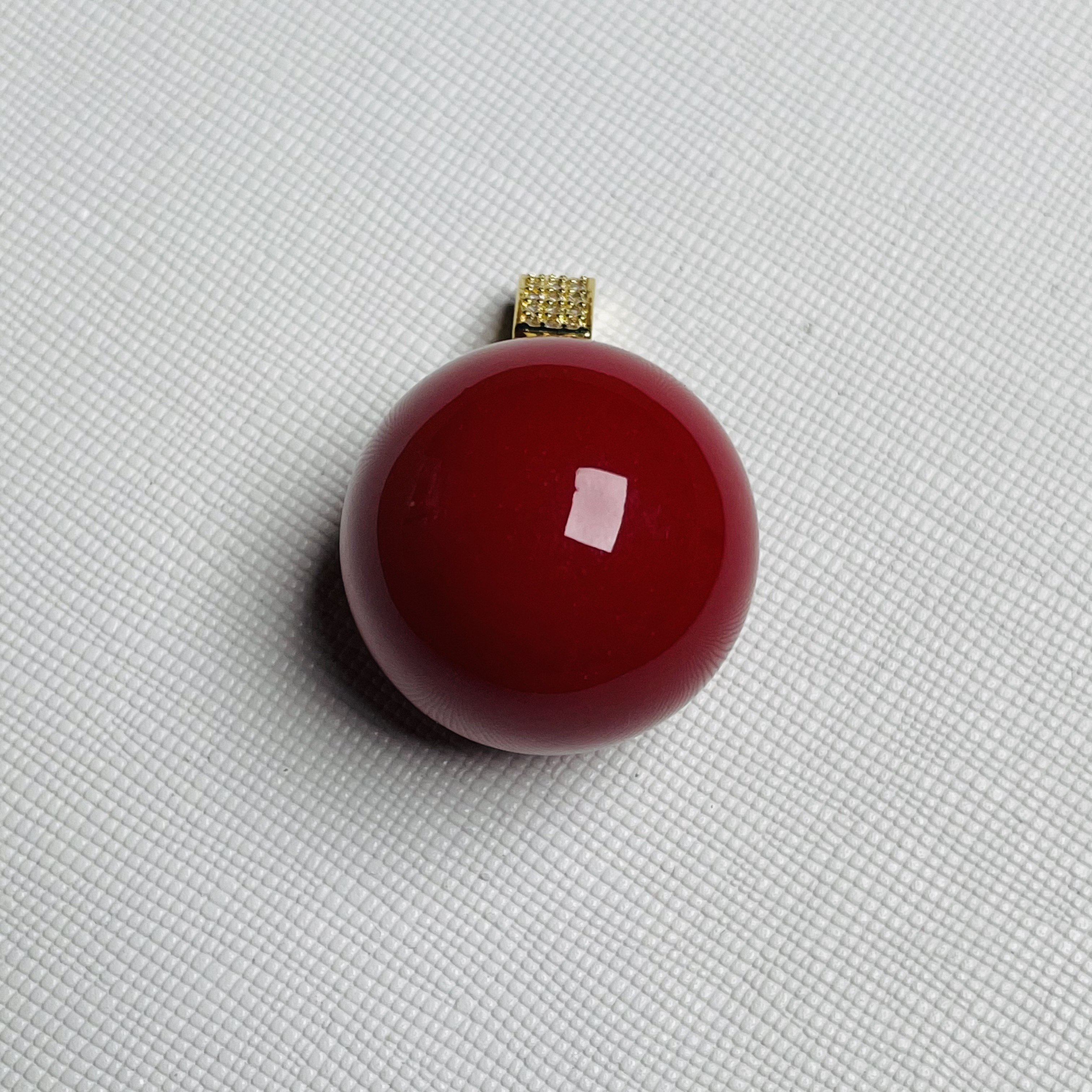 【锦希优选】F518-1AK红球吊坠多样性发一件