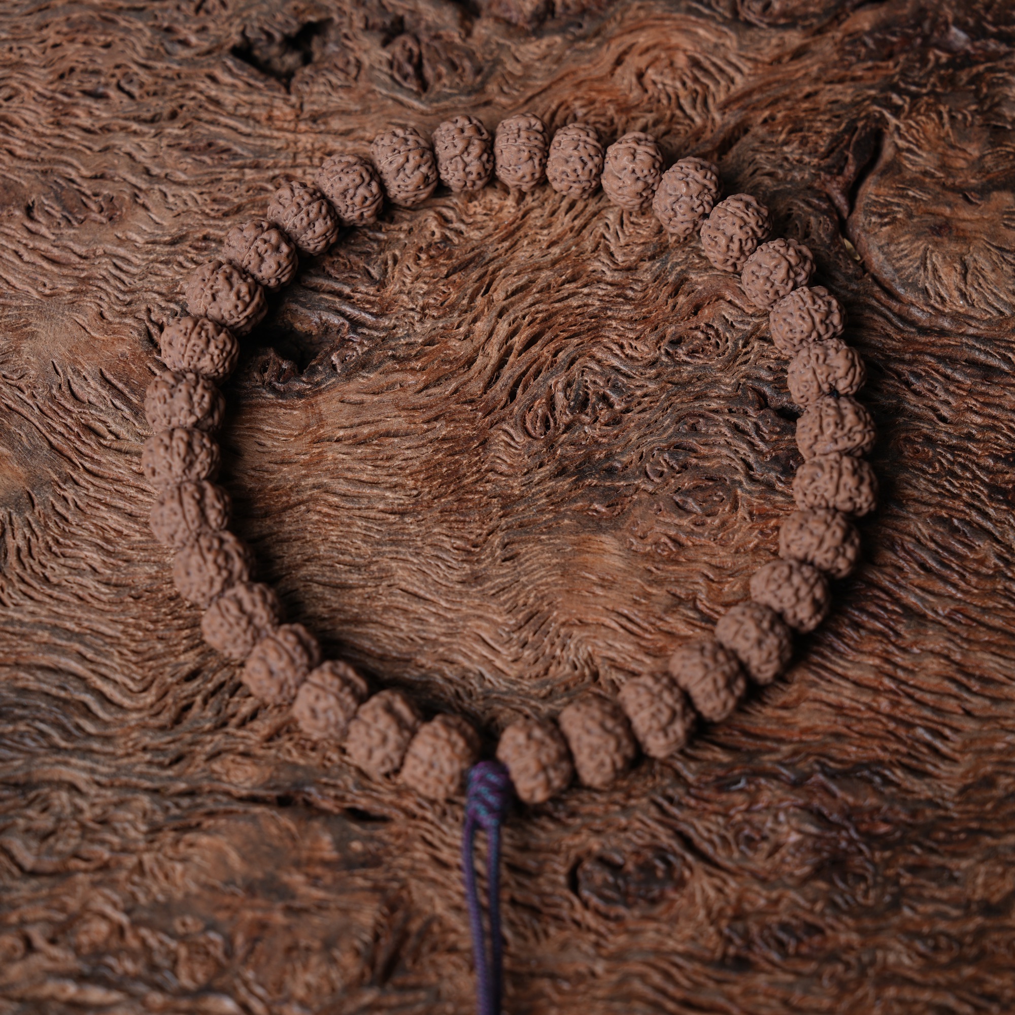 A341特价地表平细单圈小金刚菩提文玩手串尺寸8-8+mm