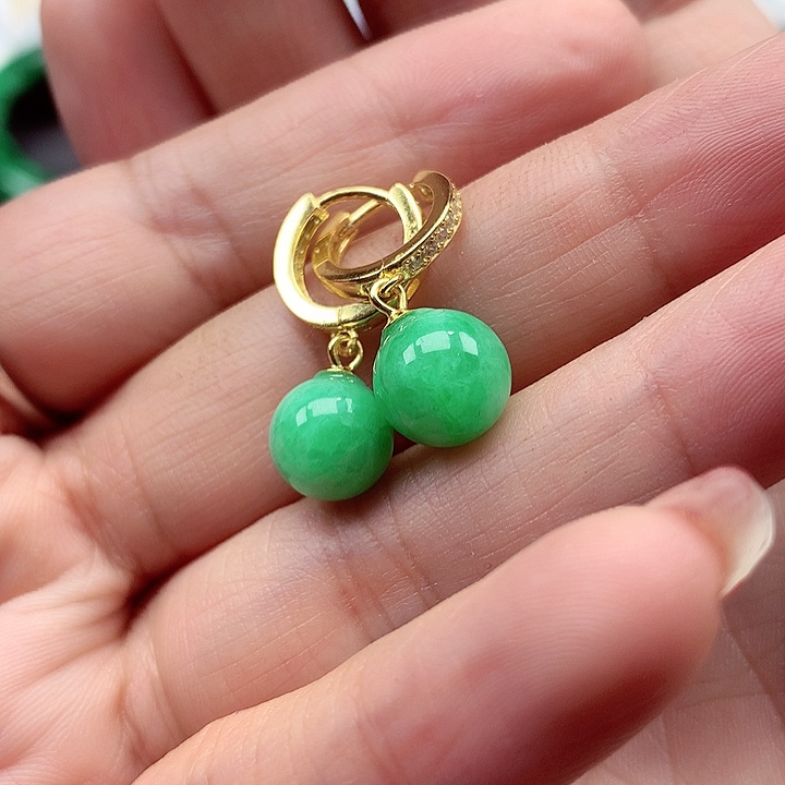 翡翠颈饰银S925镶嵌翡翠