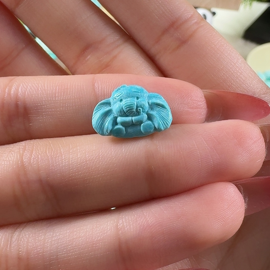 海****绿松石未镶嵌吊坠(不含链)