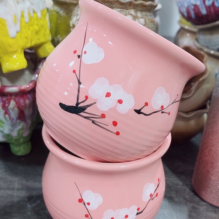 多肉陶瓷花盆满10元包邮