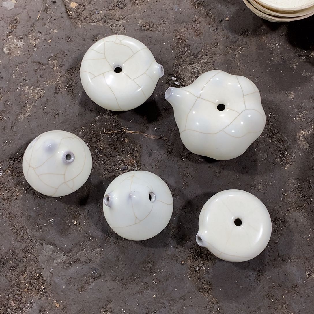 白***画摆件瓷器瓷器瓷器