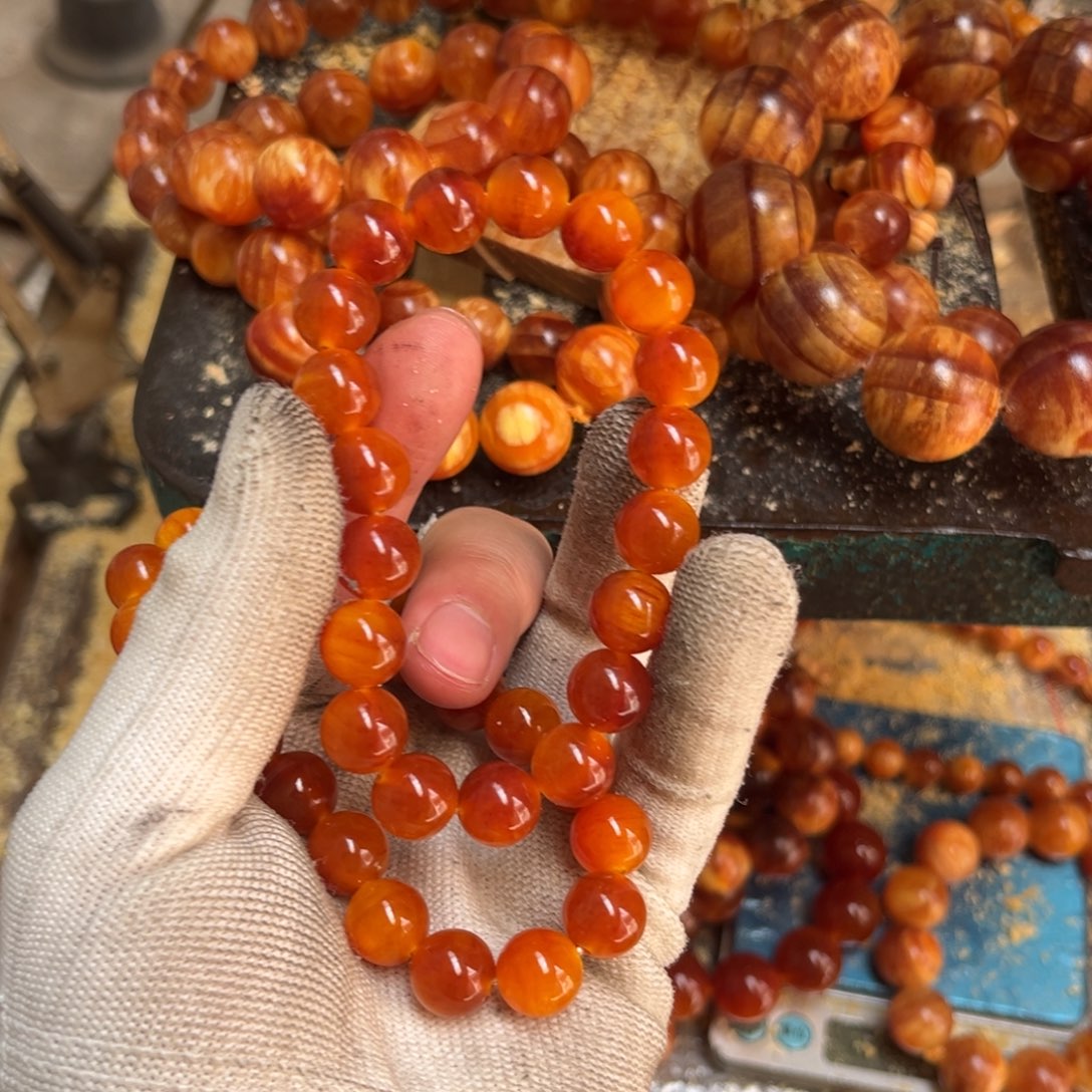 松木（琥珀木）手串/手链棋****y1,1高抛固化