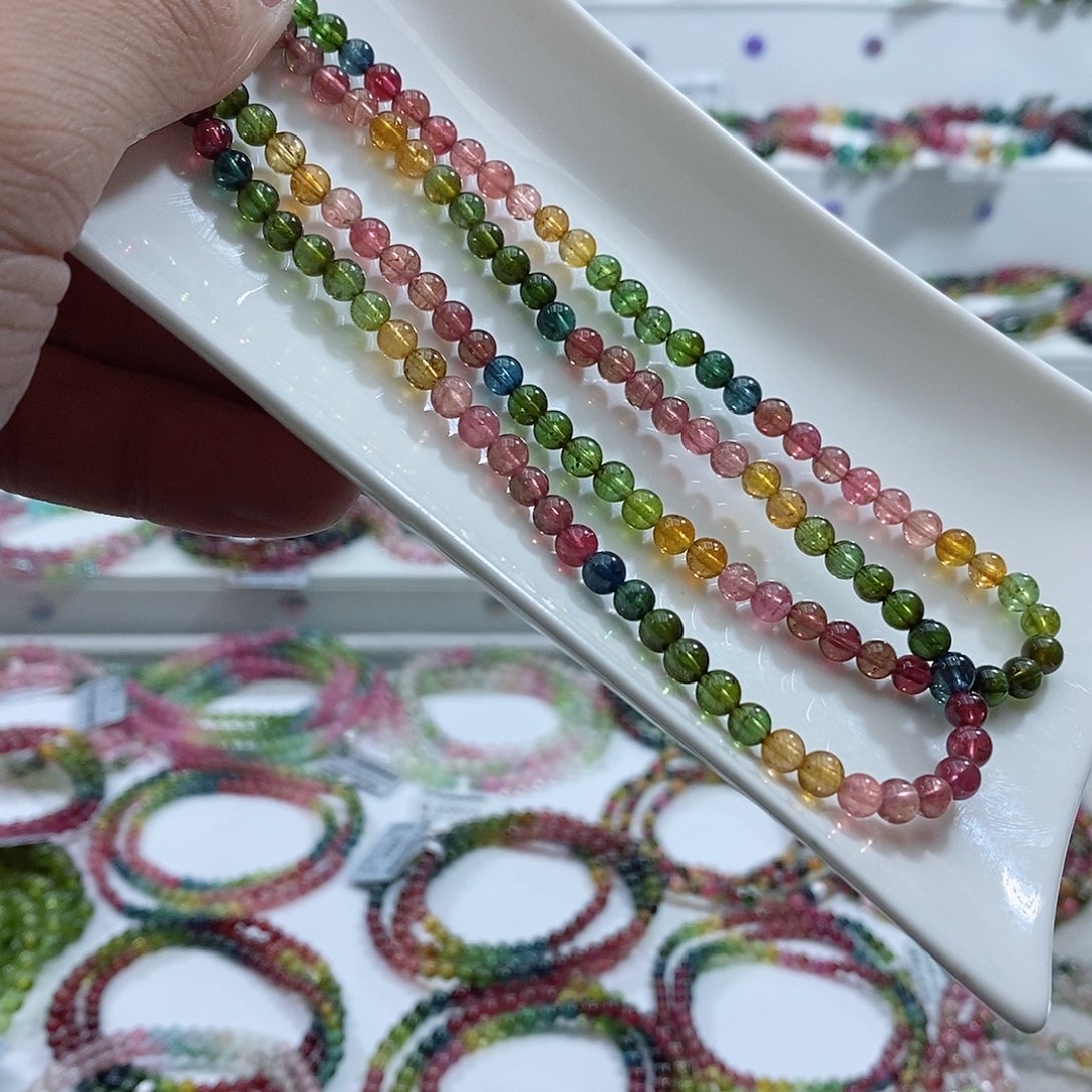 碧玺手链未镶嵌手链