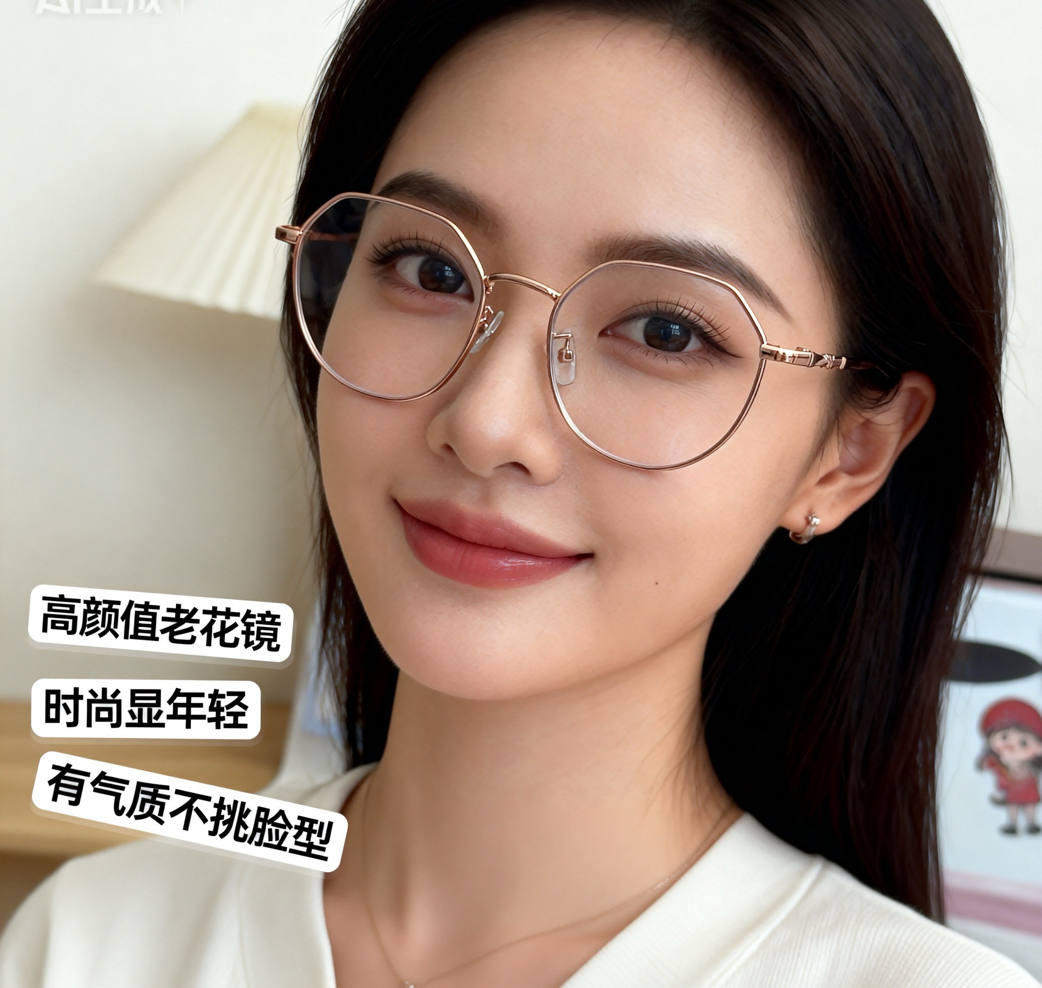 工厂直发老花镜 女款 中老年 高清防蓝光 复古时尚洋气减龄