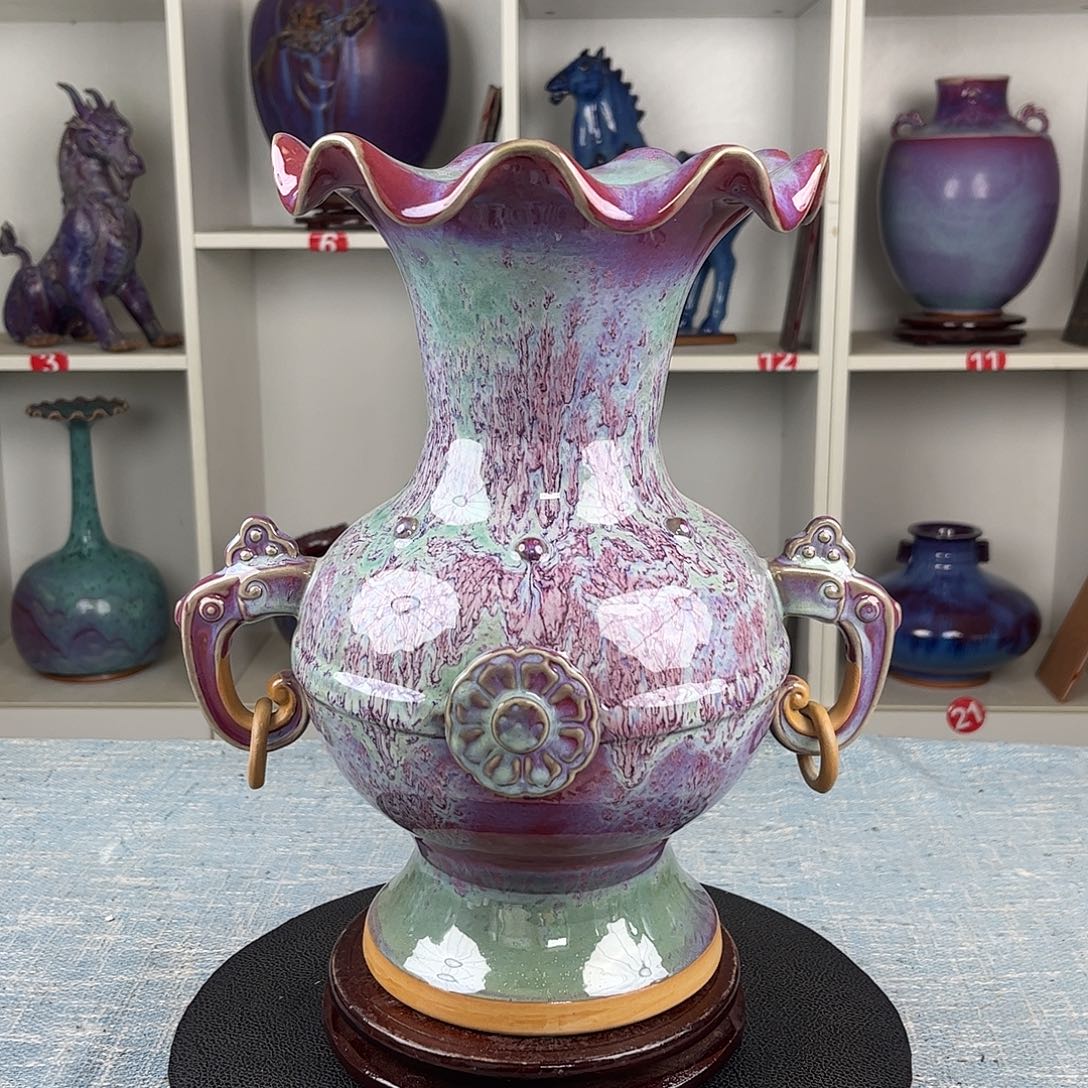 瓷片太平有象大师作品