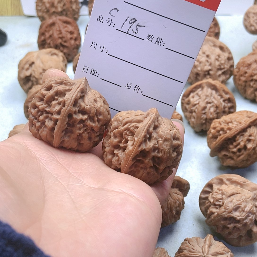 把件桃核195号方金蝉37尺蜡皮