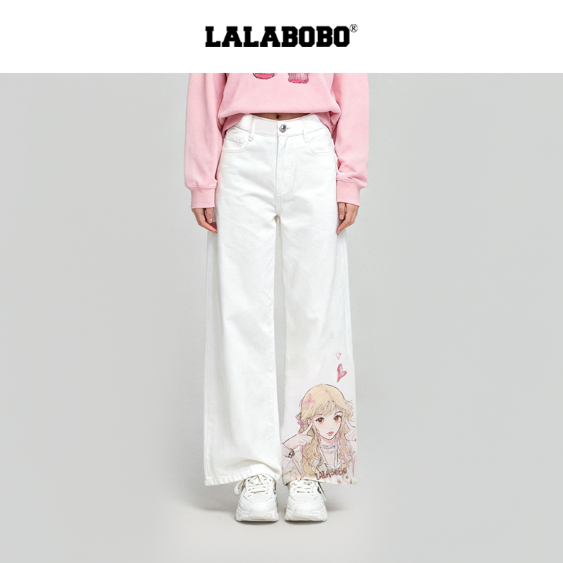LALA小女孩白牛仔裤LBEC-WXZC34