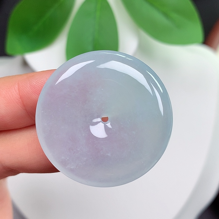 颈饰未镶嵌翡翠平安扣 33.7x6.0mm