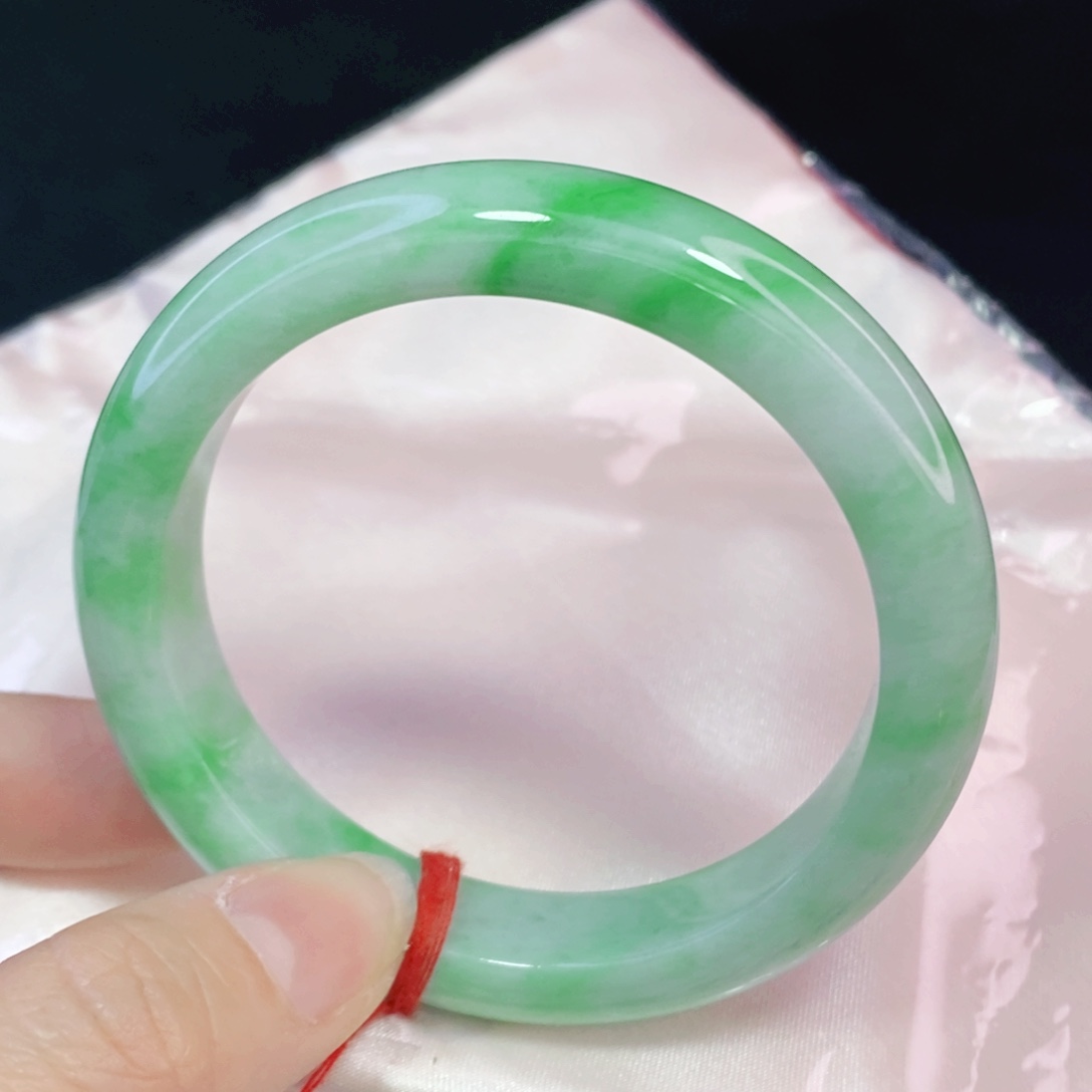 未镶嵌手镯翡翠55.6正圈