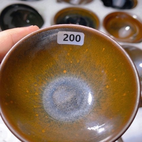 茶盏原矿原釉柴烧建盏