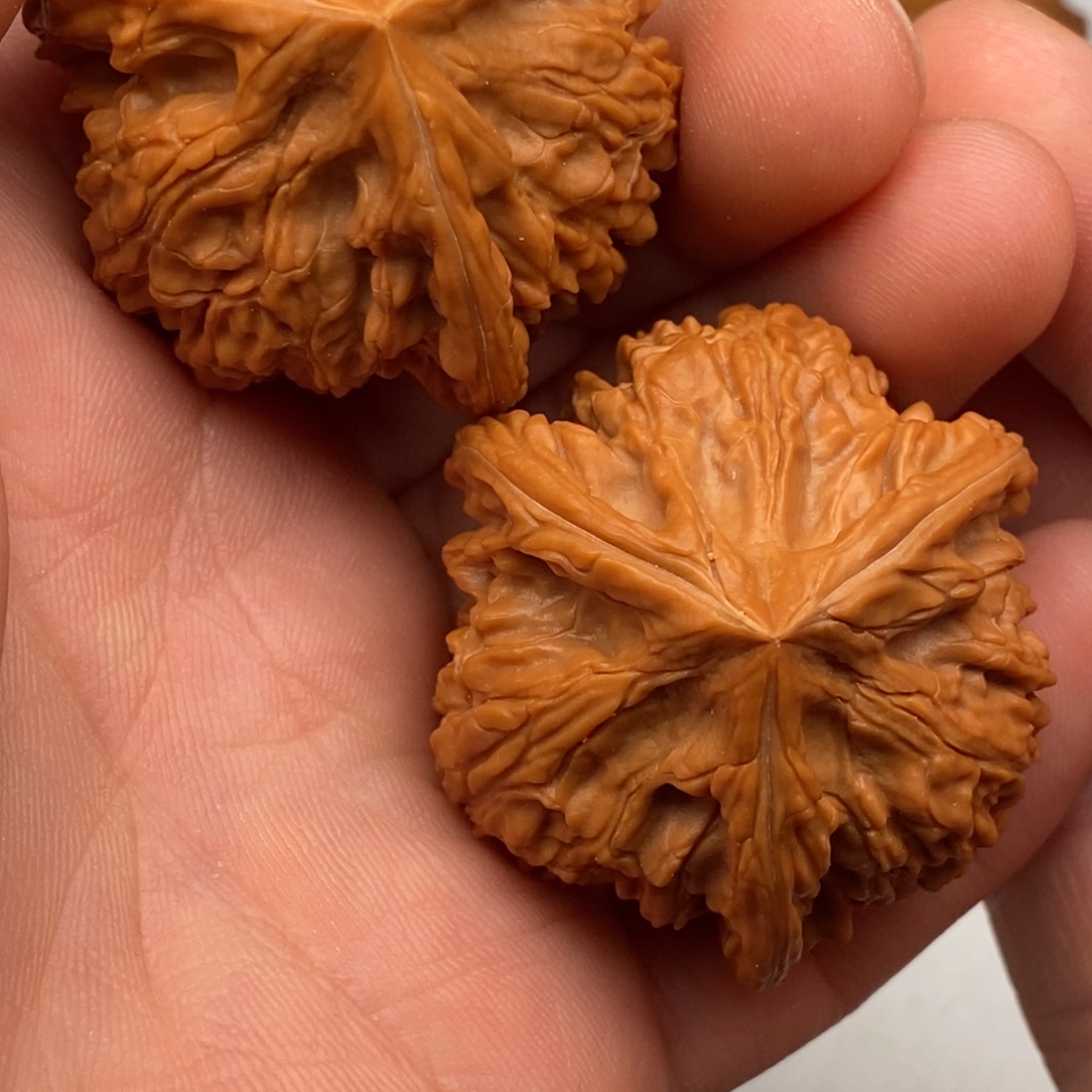 @***A文玩核桃把件41文山三棱