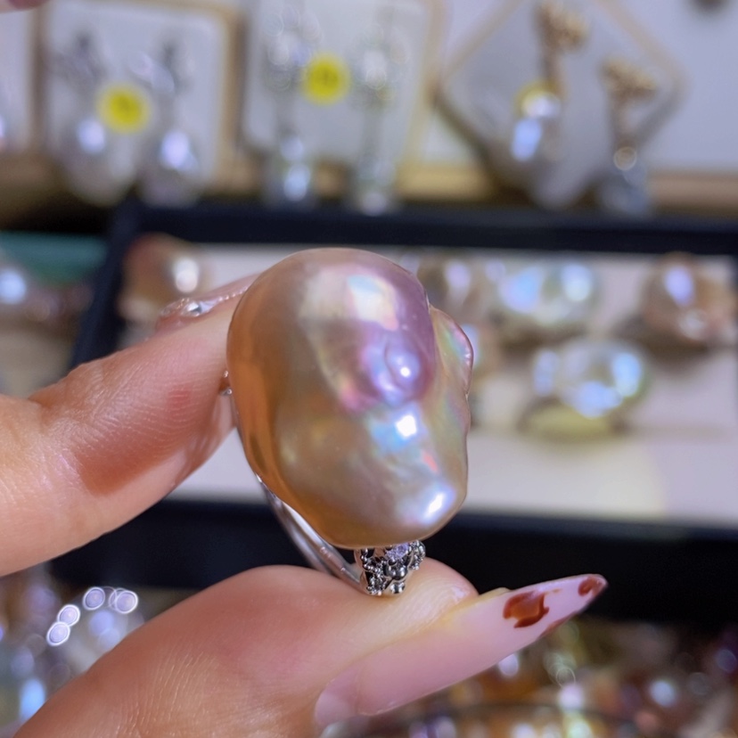 【闪购商品】淡水珍珠天然淡水珍珠合金