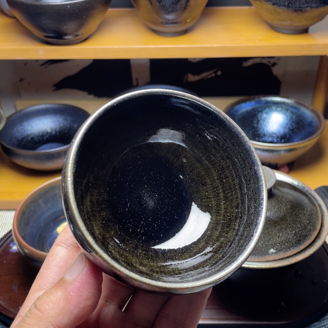 茶盏龙窑柴烧原矿原釉