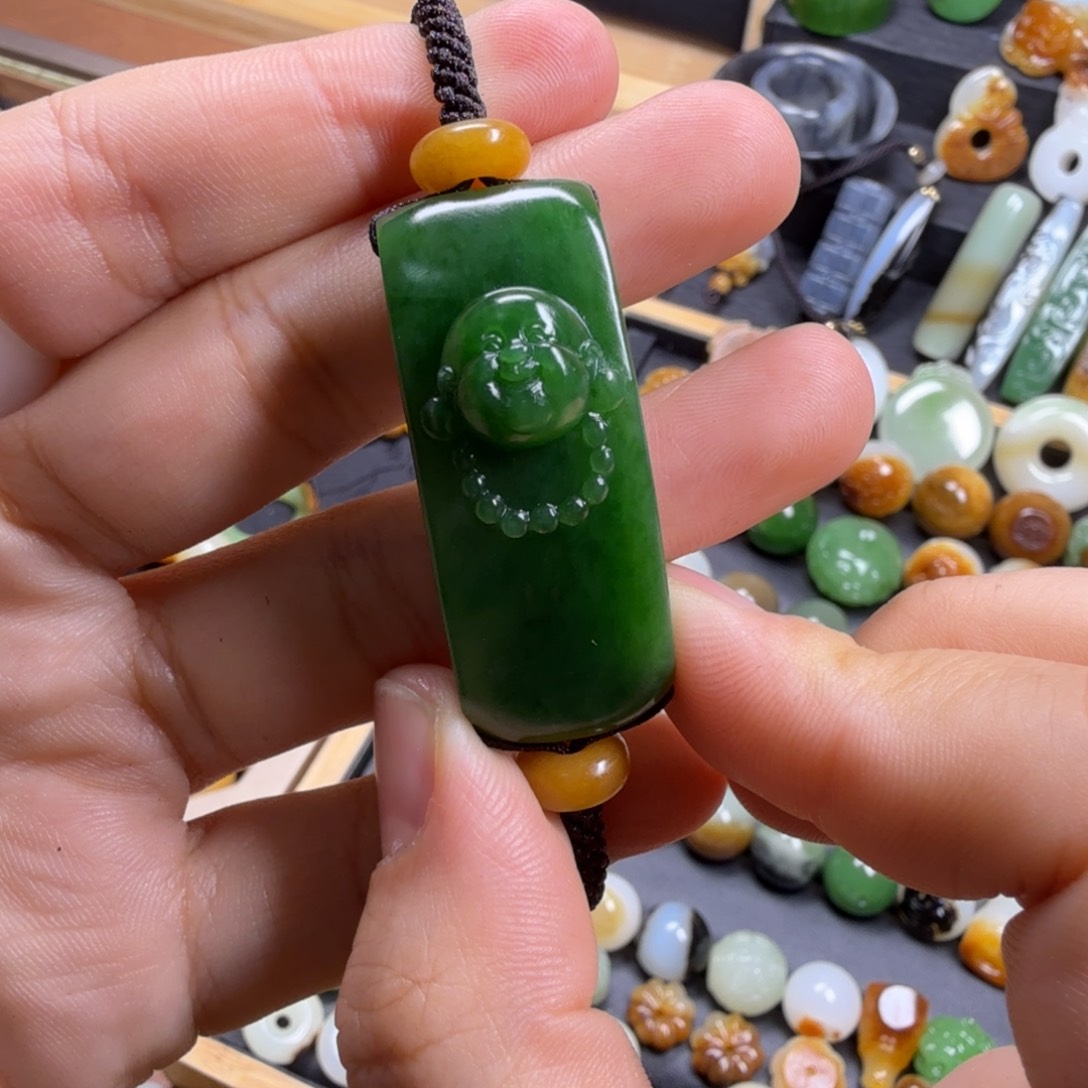 和田玉配饰未镶嵌胖****0