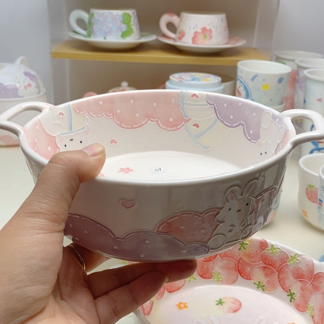 手绘手工制作陶瓷微瑕57