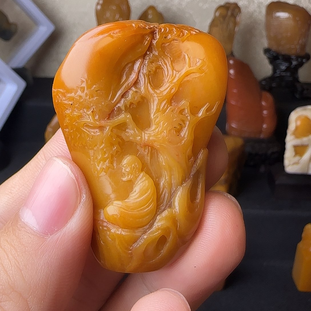 寿山石印石高*图寿山石田黄