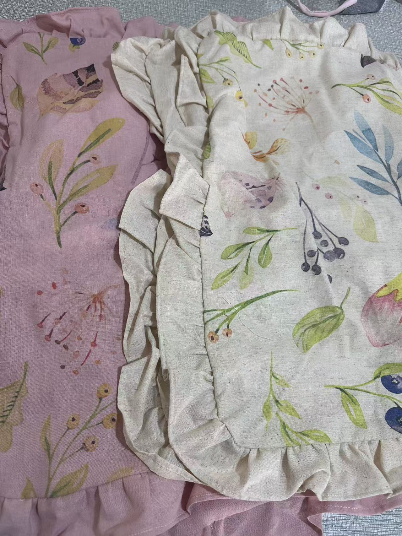 汉麻清仓数码印花大抱枕套50x50（花型不挑）