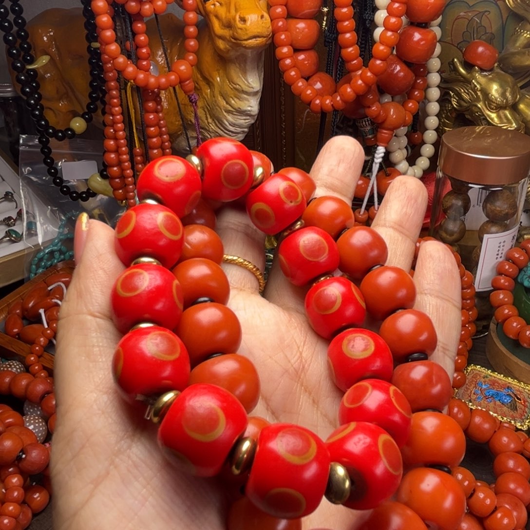 苹***9颈饰琉璃大漂亮一条