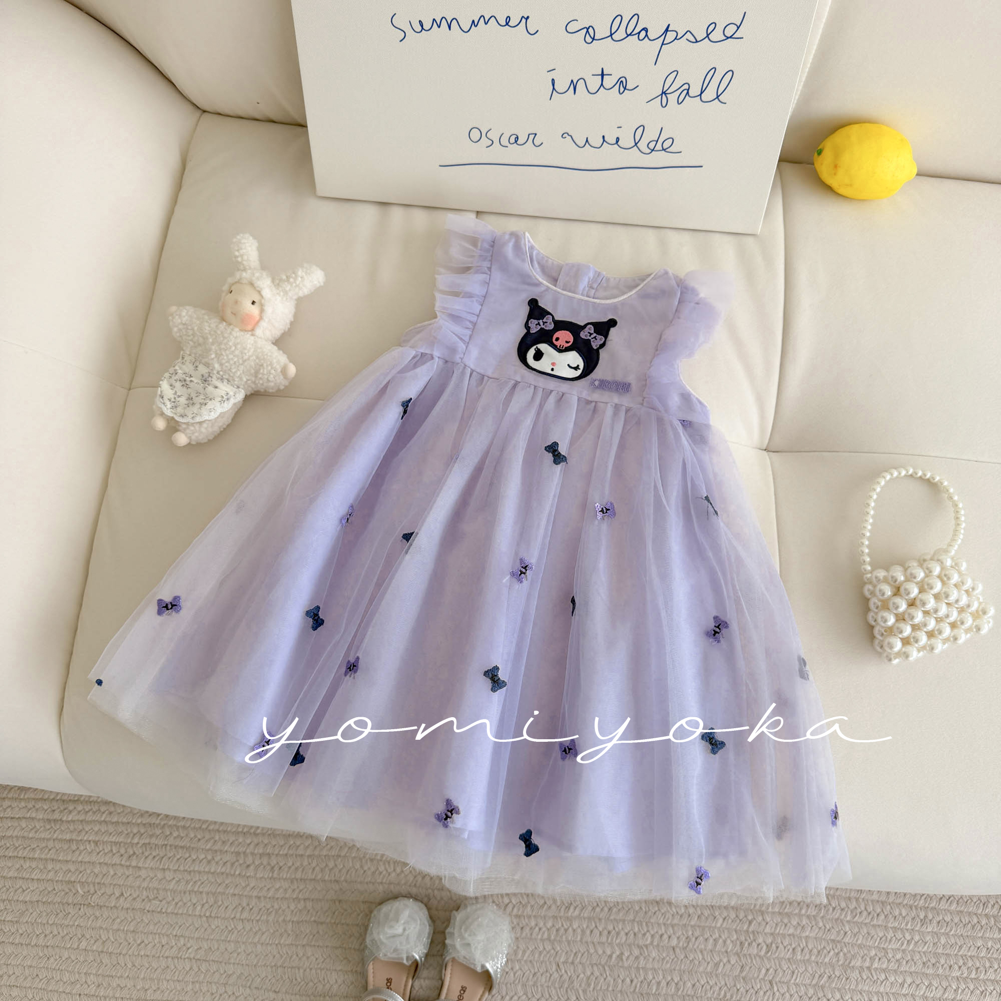 【现货】252-优米优卡-童装2025夏季新款洋气公主纱裙连衣裙-252084