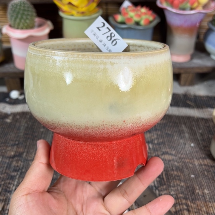 口9高10 手工花盆满30包邮