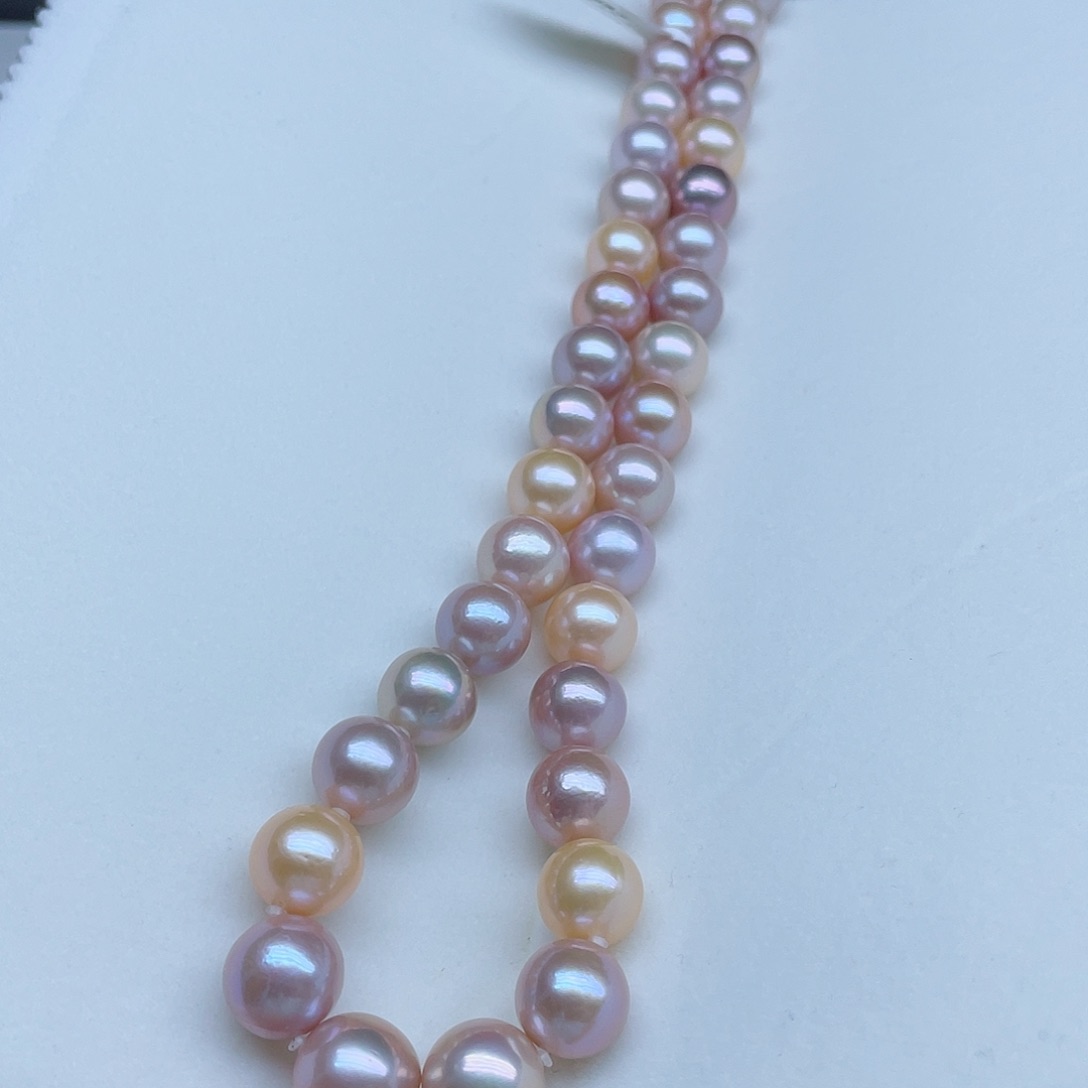 淡水珍珠颈饰银S925镶嵌