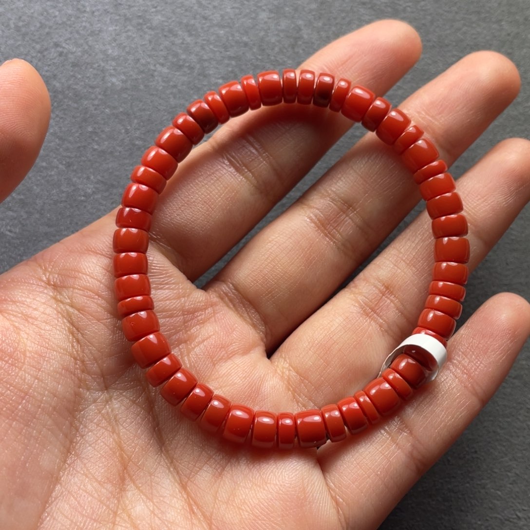 南红玛瑙配饰未镶嵌6mm