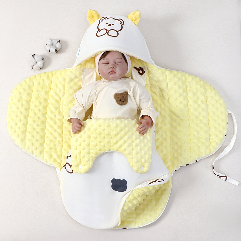 新生儿睡袋产房必备防踢抱被加厚抱被防惊跳防风防踢被