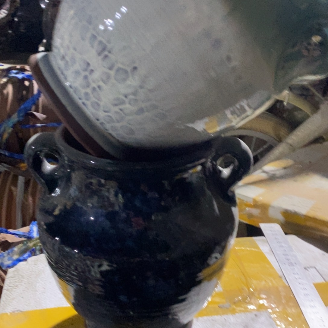 红陶瑕疵14-21两个