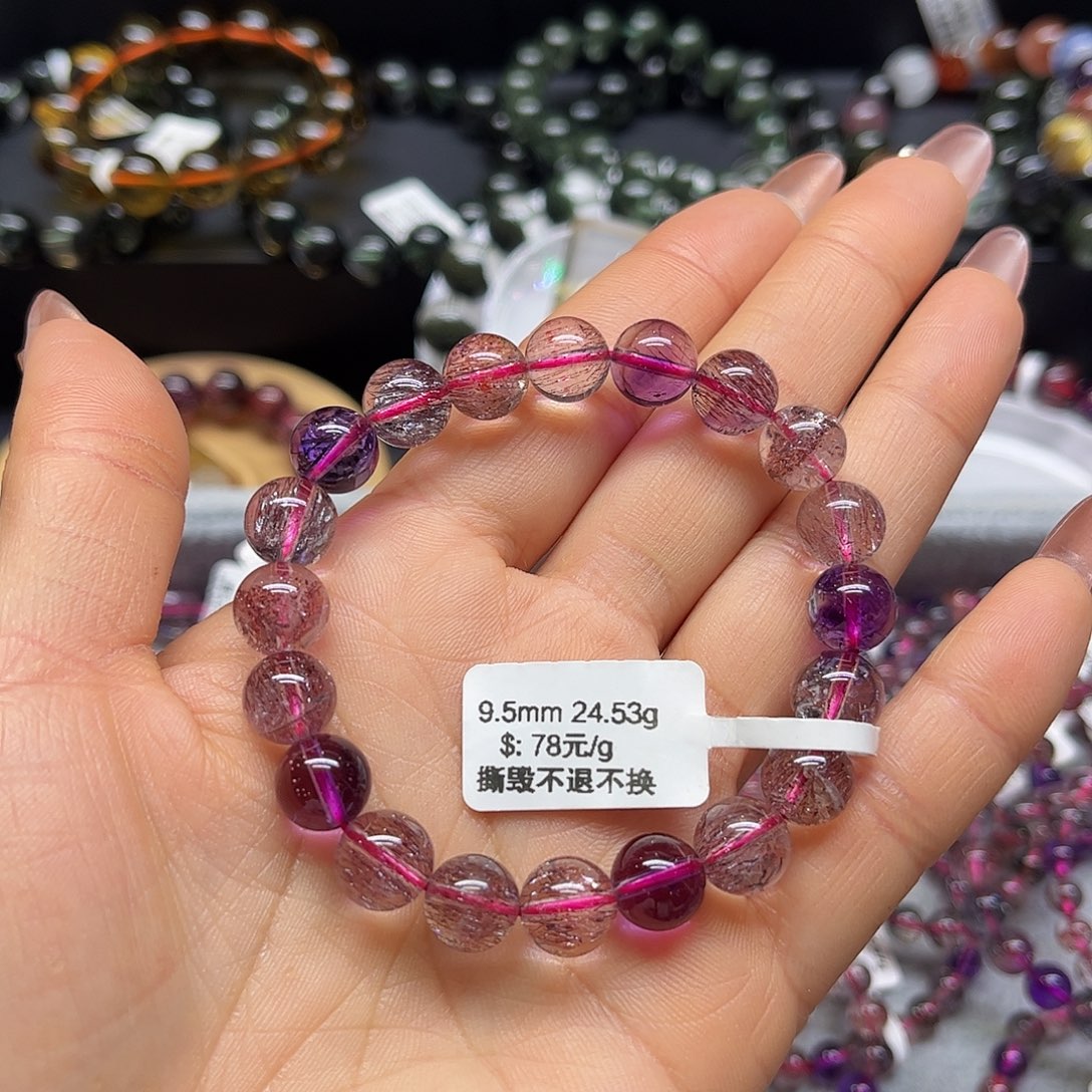 水晶手链未镶嵌松**卡手链