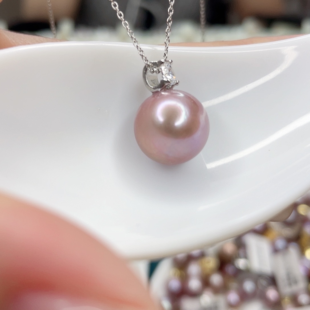 淡水珍珠未镶嵌吊坠(赠链)