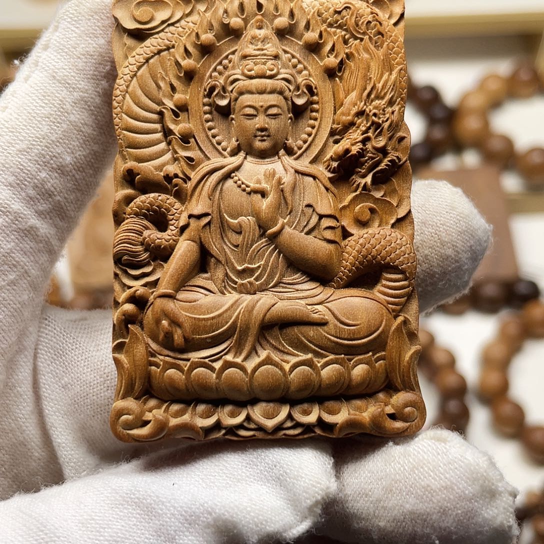 檀香木手串/手链老山檀香461雕刻