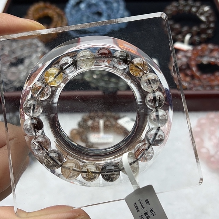 长石玉未镶嵌手串