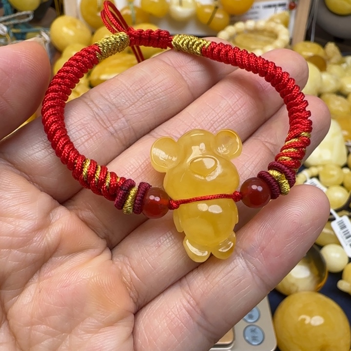 蜜蜡未镶嵌颈饰天然蜜蜡