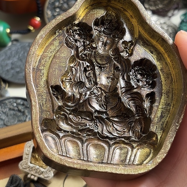 泥塑藏传 擦模 纯手工 利玛铜