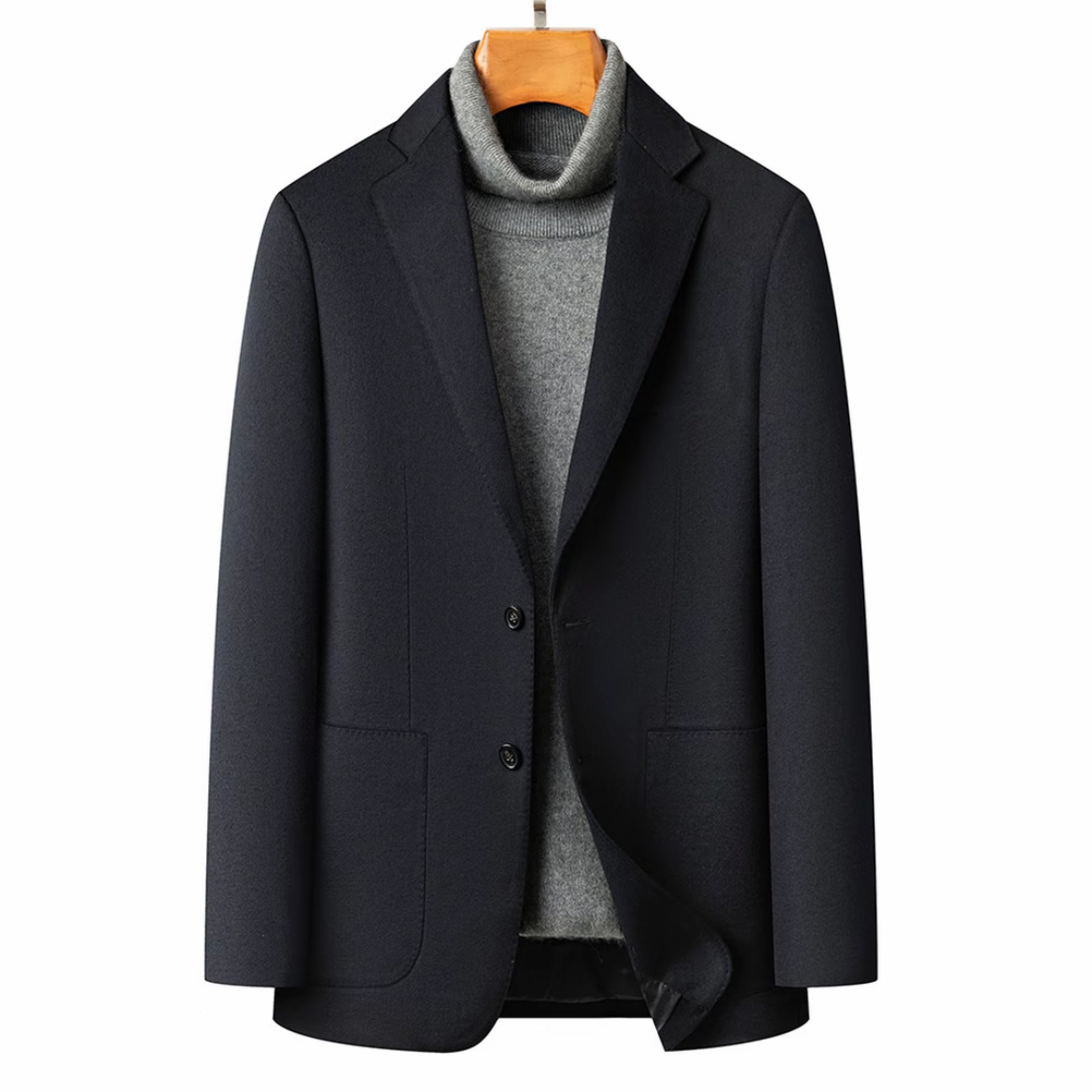 【25秋冬新款/100%羊毛】男士手工高定羊毛西服外套（秋冬8866#）