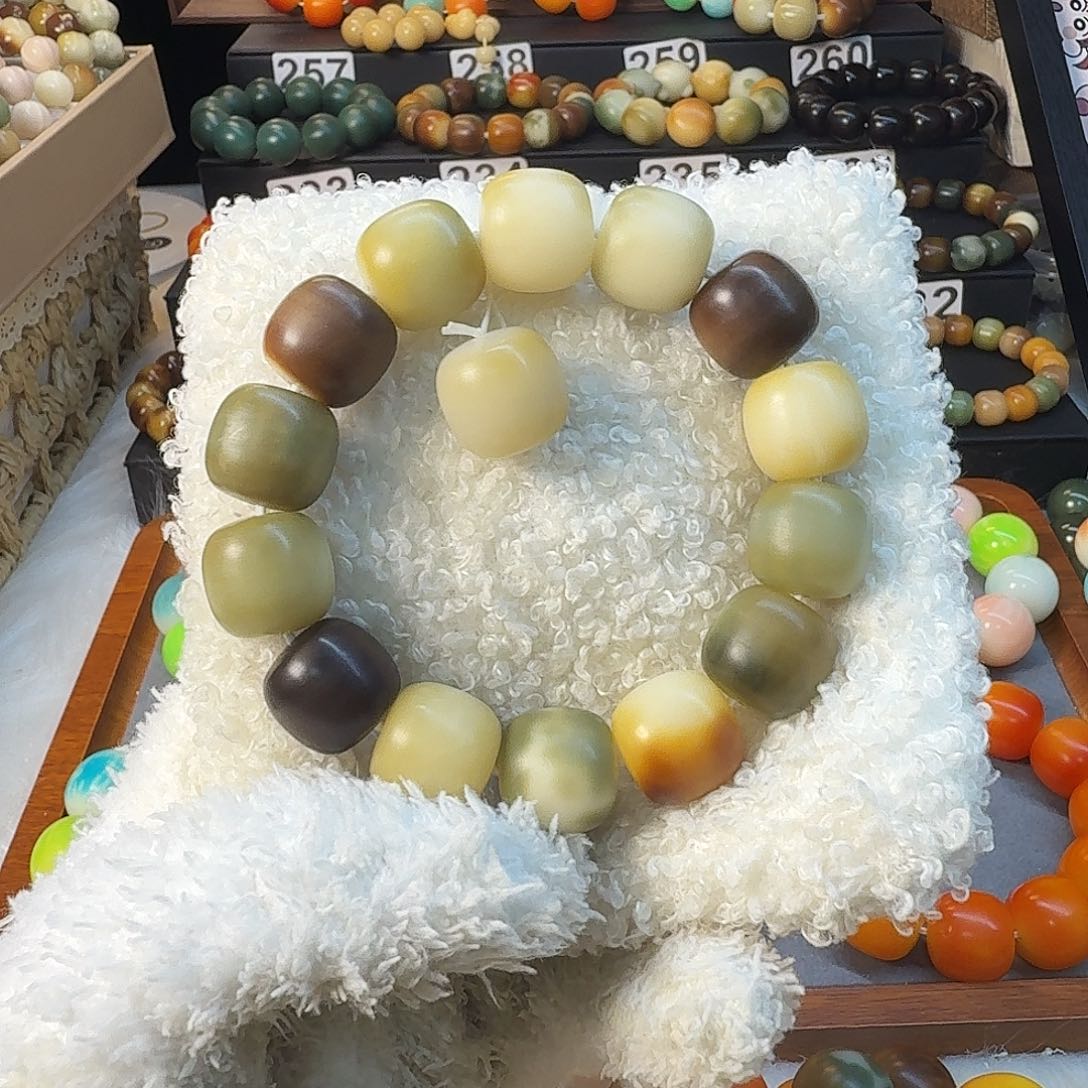 菩提根/象牙果手串18尺寸新品干磨10