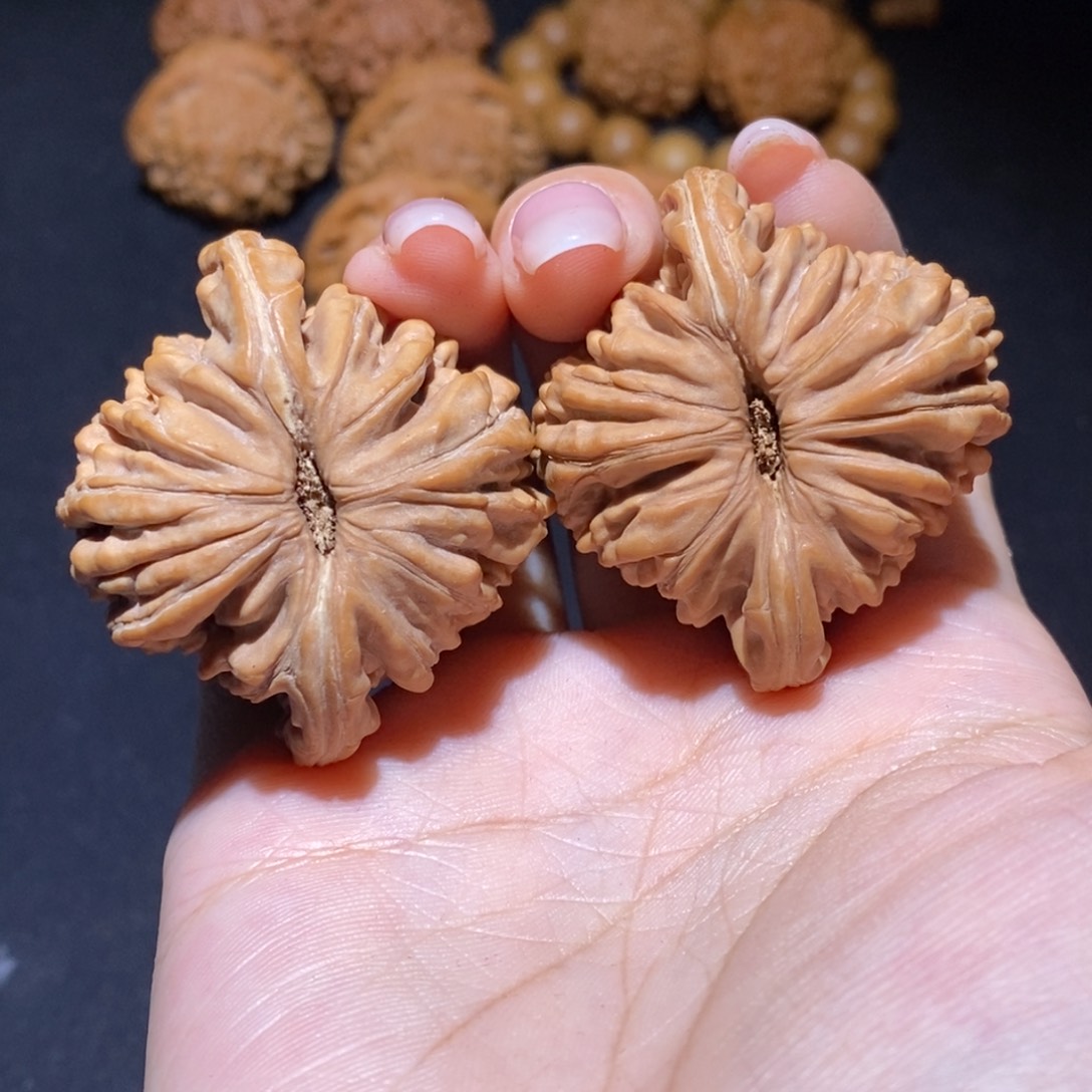 吊坠文玩核桃43全品四座楼7