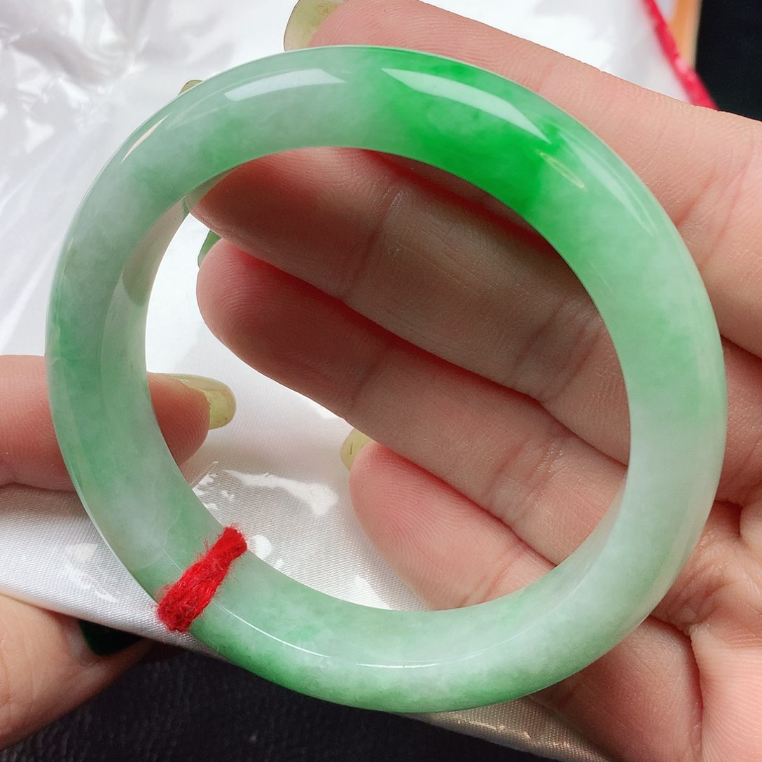 翡翠未镶嵌手镯正圈882349