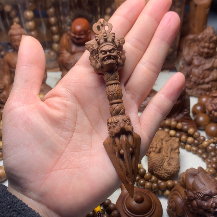 檀香木其他印度老山檀香手把件