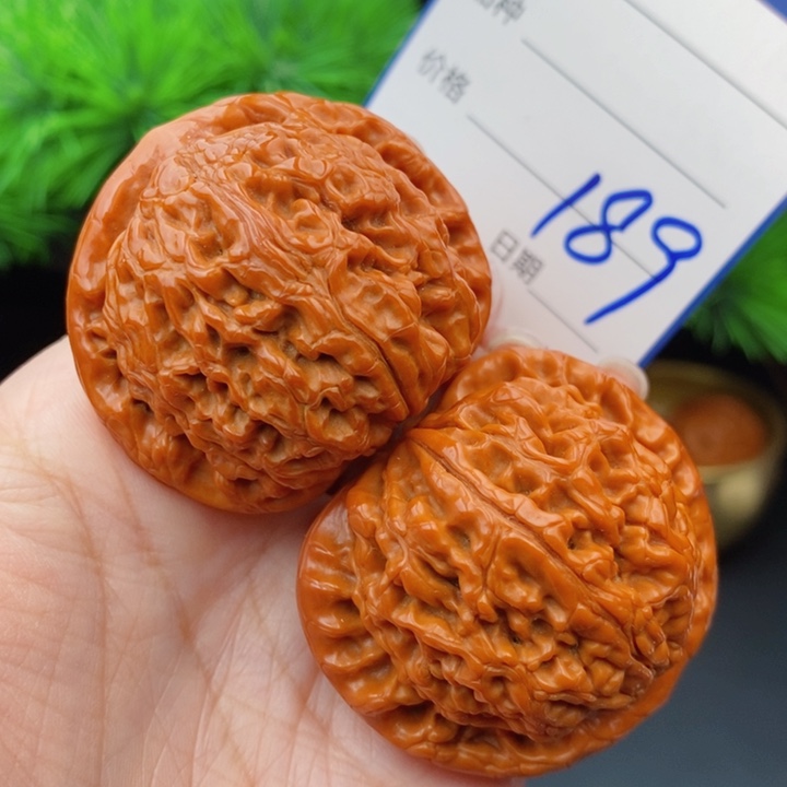 文玩核桃把件43水龙纹189