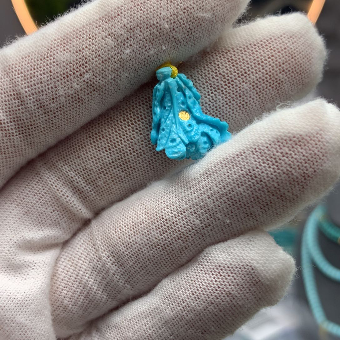 绿松石挂件未镶嵌