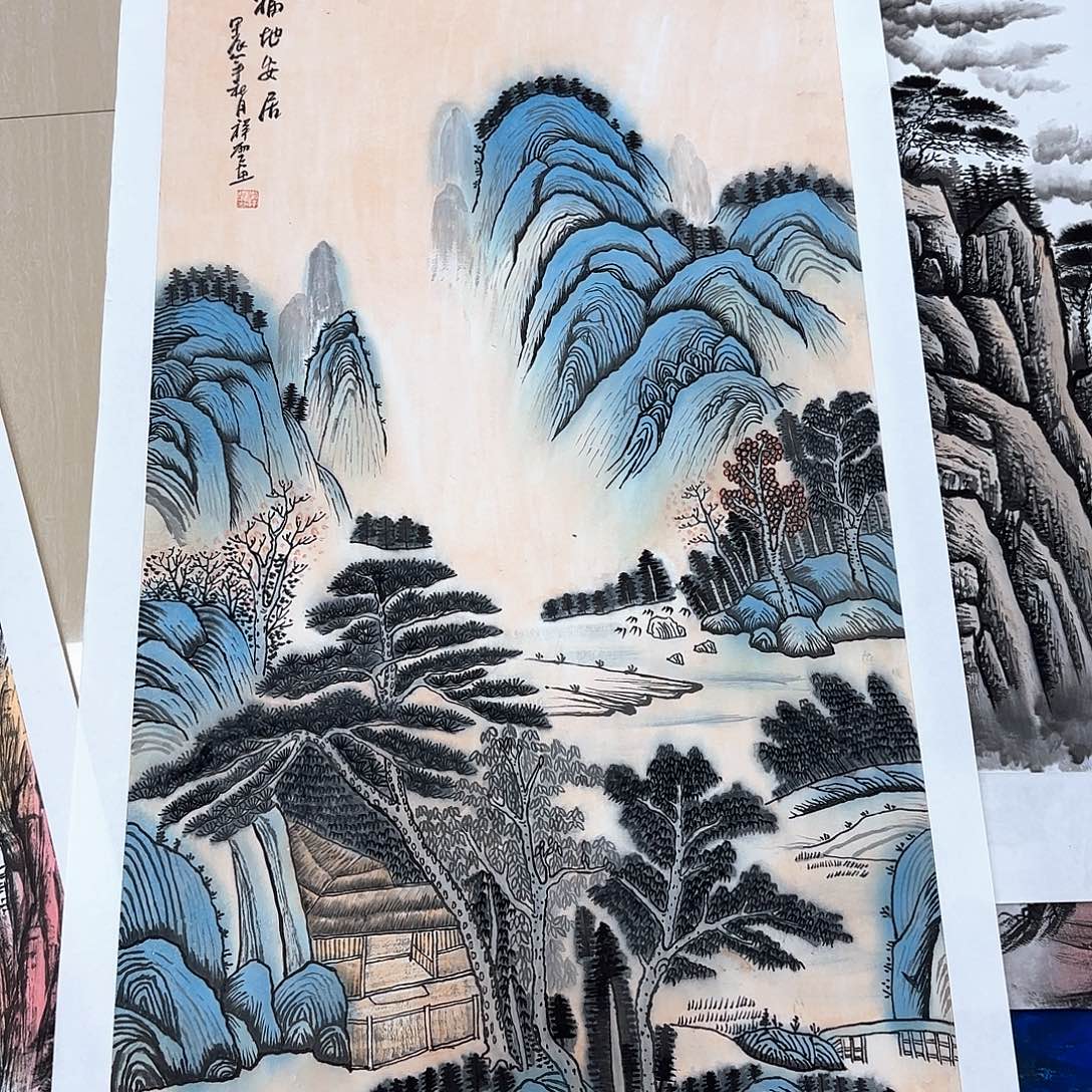 国画国画作品集一个h