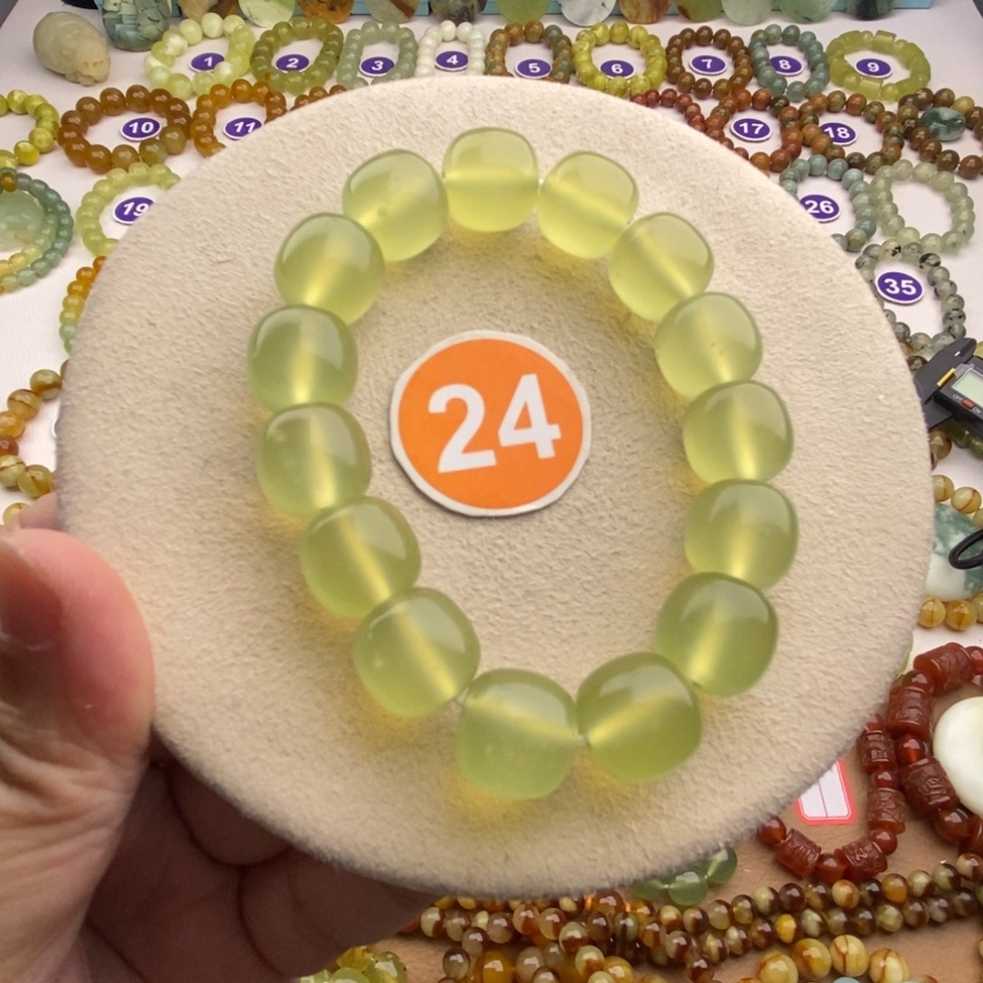 蛇纹石玉未镶嵌手串