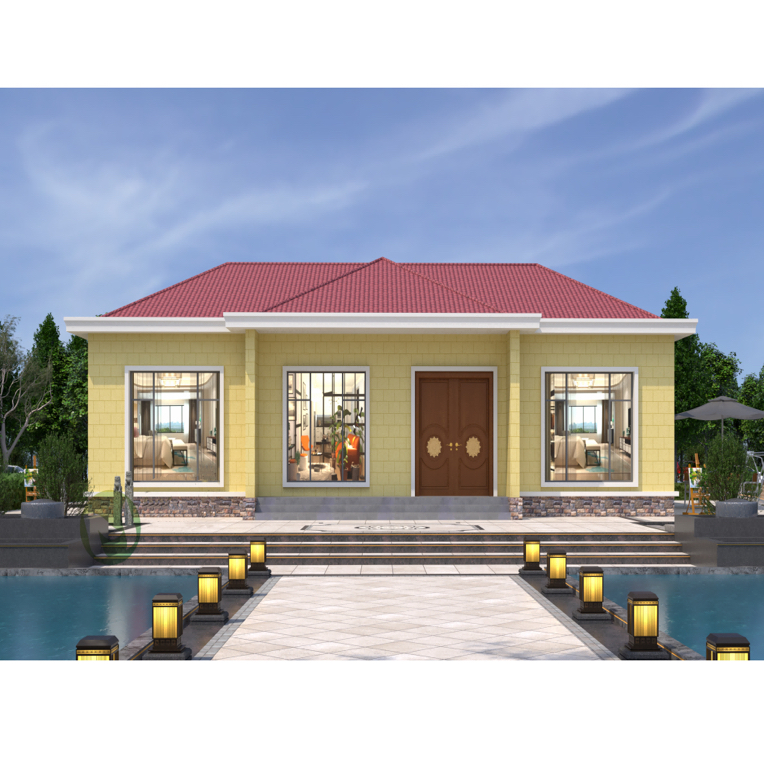 15.58*9.98农村自建房设计图乡村经济养老房一层施工图全套图纸