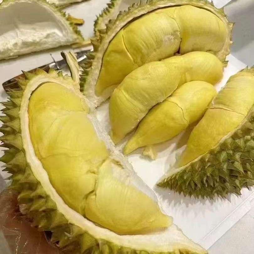 泰国金枕鲜榴莲核小3斤 干包黄肉 一果一拍金枕泰国
