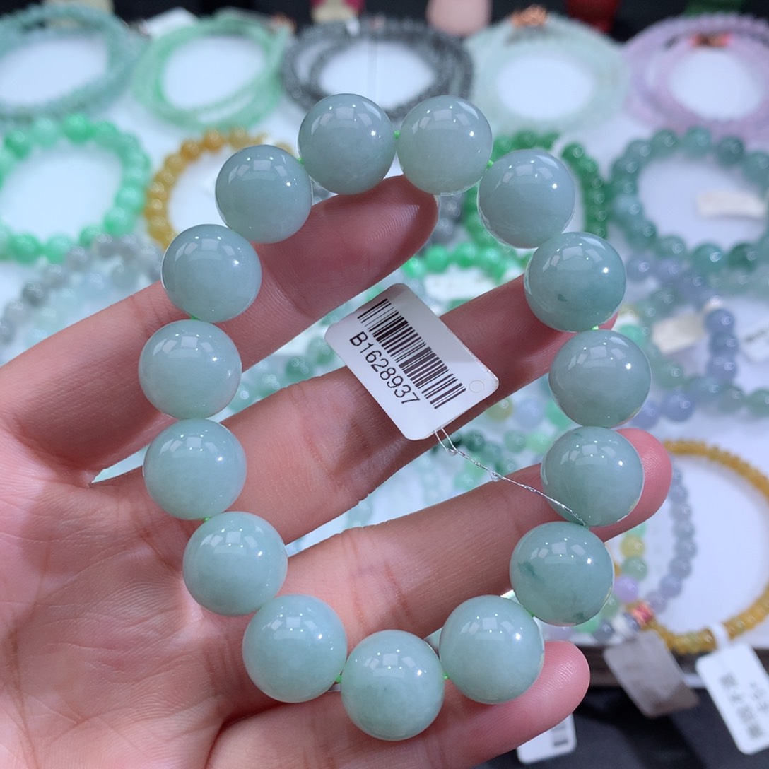 翡翠手链未镶嵌天然