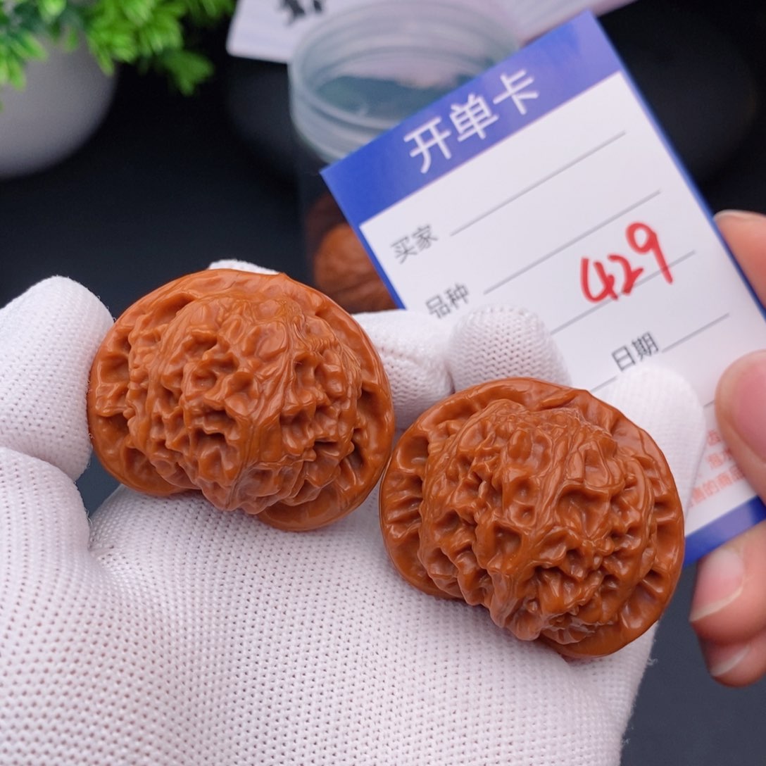 文玩核桃把件42宫灯429